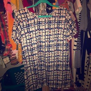 Floral check moo moo